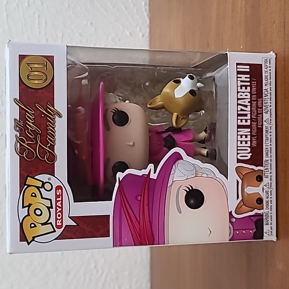 Funko Pop Royals Queen Elizabeth II 01 Vinyl Figure The Royal Family Exclusive - Picture 1 of 9